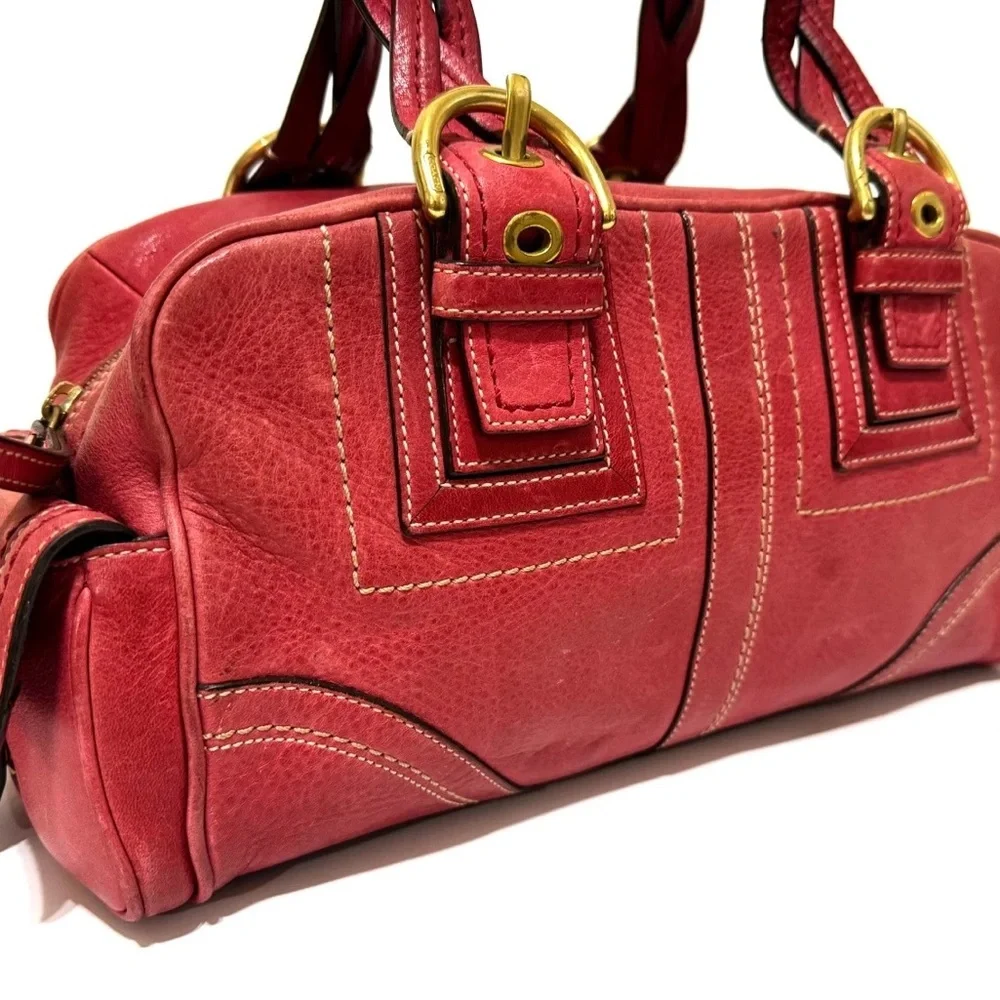 Coach Raspberry Pink Mia Satchel - Picture 9 of 13